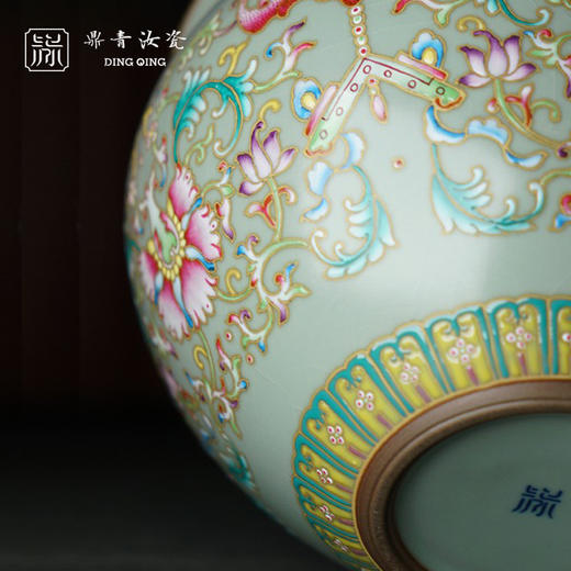 问鼎鼎青系列笔洗（珐琅彩）（缺货） 商品图4