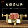 传玺牌全新篆刻黄铜印床基础款圆形360度旋转 夹石固定精抛光刻床 商品缩略图4