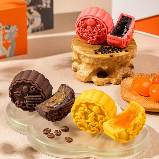 热卖！中秋送礼！雅觅秋水长天系列月饼礼盒480g/540g/600g   5款礼盒 8-10枚装 高性价比 商品图7