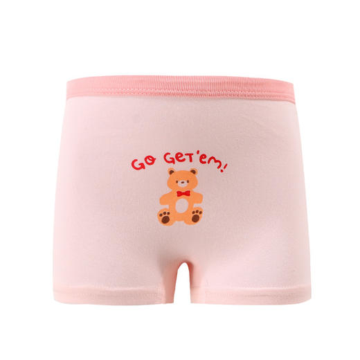 【4条装！“医护级”不夹PP不勒腰】儿童内裤女宝宝中大童平角内裤A类抑菌少女青春期四角无骨裤头 商品图4