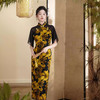 改良旗袍日常国风，修身大袖新中式长款轻薄连衣裙XL-1003 商品缩略图3