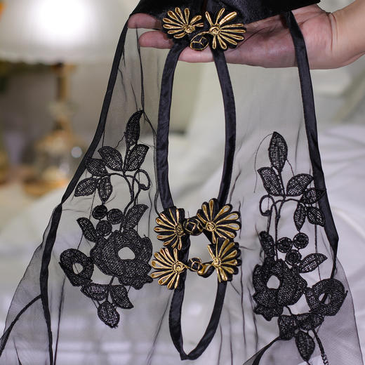 情趣内衣网纱半透视诱惑性感制服古风旗袍民国风蕾丝激情套装睡衣 商品图9