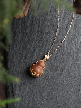 葫芦项链天然沉香创意首饰