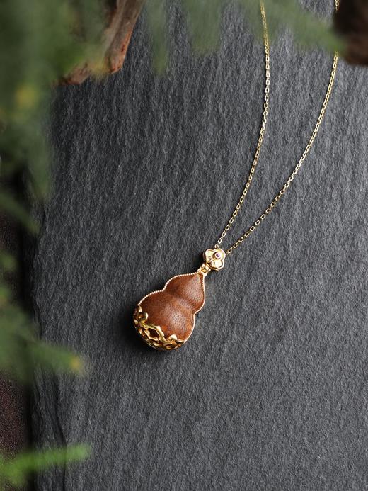 葫芦项链天然沉香创意首饰 商品图0