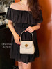 Chanel vintage 白色 帆布 山茶花 手提包 商品缩略图1