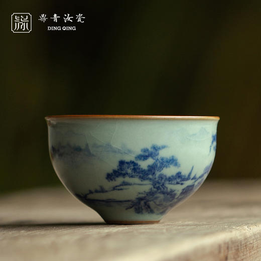 问鼎鼎青青花伴月杯（松山云遐）（缺货） 商品图0