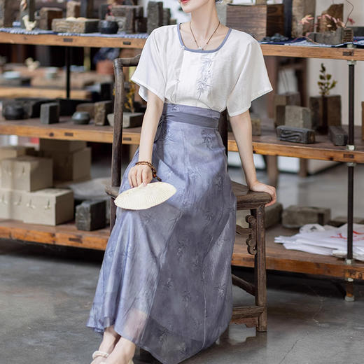 裁缝学苑AQ330 古法裁剪唐褙子小衫纸样改良汉服女连肩袖上衣版型 商品图2