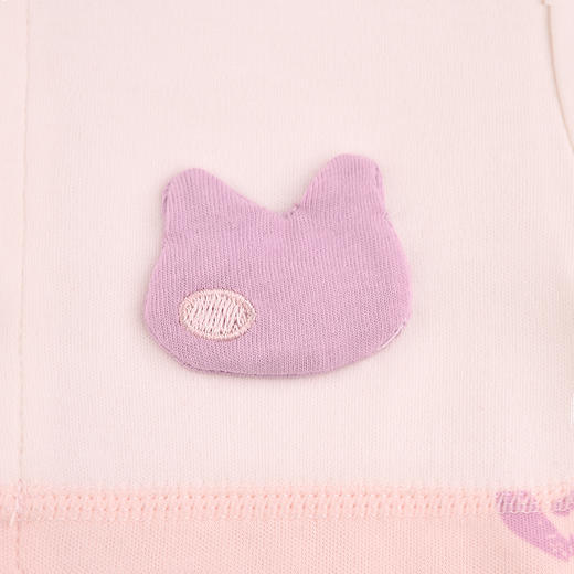 棉果果秋季新品女童内衣有机棉纱5A抗菌对开哈衣连体衣M321722224499 商品图2