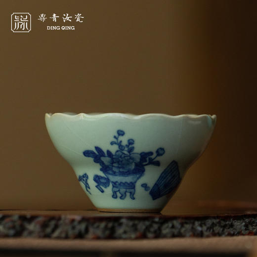 问鼎鼎青青花花口杯（小雅）（缺货） 商品图3