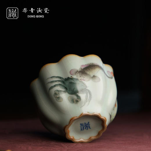 问鼎鼎青系列菡萏杯（海错图）（缺货） 商品图3