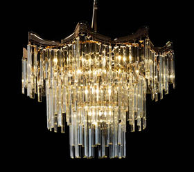 玻璃楼阁吊灯B款（运费自理）