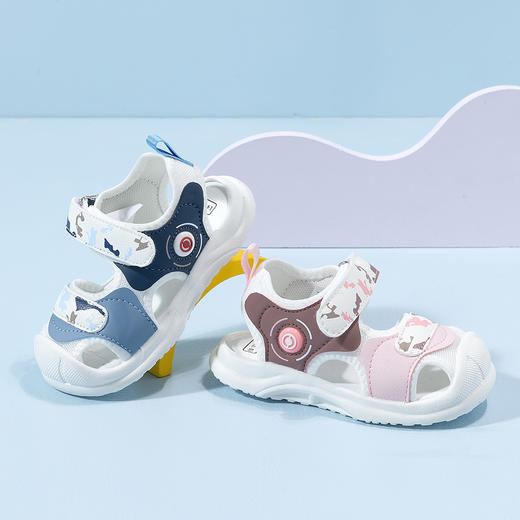 贝贝怡夏季新款男女童凉鞋学步鞋宝宝鞋 商品图0
