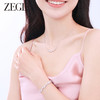 ZEGL微笑紫藤花手链女生2024年新款轻奢小众设计精致手饰七夕礼物 商品缩略图3