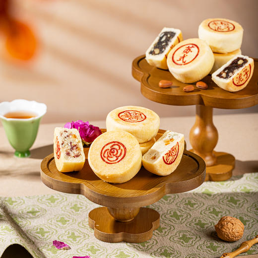 热卖！中秋送礼！雅觅秋水长天系列月饼礼盒480g/540g/600g   5款礼盒 8-10枚装 高性价比 商品图6