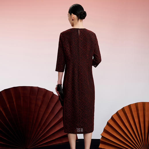 TANGY Collection天意精品2024秋季新品中国风女士连衣裙 商品图2