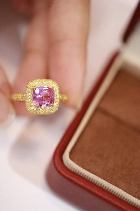 1.34ct 蓝宝石戒指