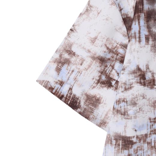 T1509夏季新款时尚扎染百搭男士短袖潮流休闲宽松上衣百搭针织T恤 商品图4