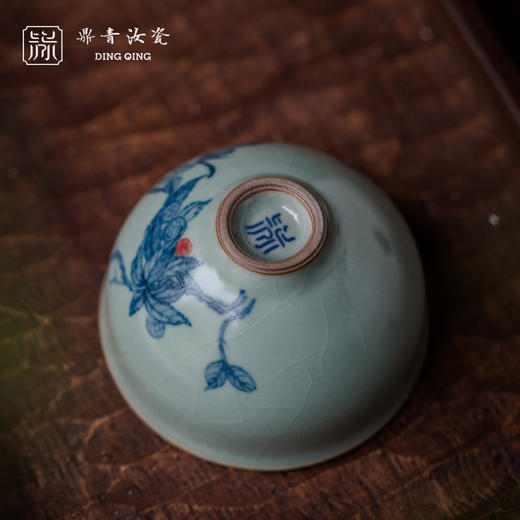 问鼎鼎青青花伴月杯（大吉利）（缺货） 商品图3