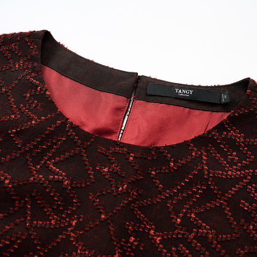 TANGY Collection天意精品2024秋季新品中国风女士连衣裙 商品图3