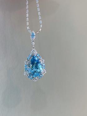 3.71ct 海蓝宝吊坠