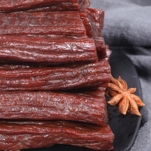 夯牛情内蒙古手撕风干牛肉干 散装肉脯辣零食包装特产牛肉真空熟食 正宗内蒙古特产牛肉干 商品图2