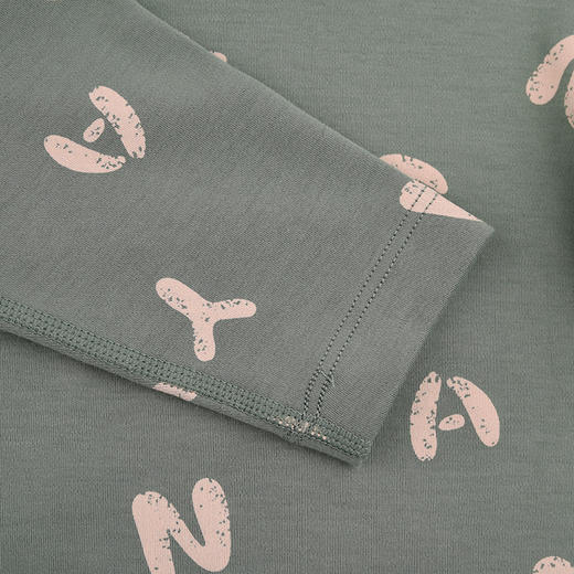 棉果果秋季新品内衣有机棉纱5A抗菌莫代尔男童80-130码套头套装M311302424528 商品图5