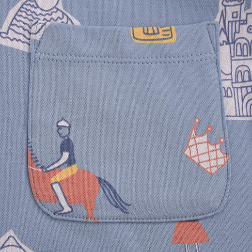 棉果果秋季新品内衣有机棉纱5A抗菌男童90-130码对开套装M311304424506 商品图2