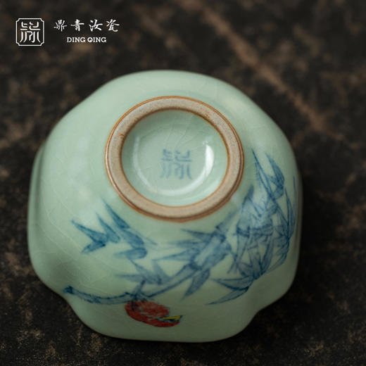 问鼎鼎青系列菱式方杯（清歌）（缺货） 商品图3