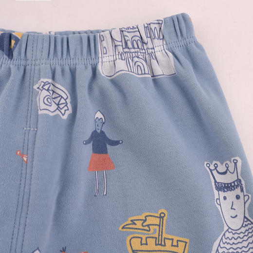 棉果果秋季新品内衣有机棉纱5A抗菌男童90-130码对开套装M311304424506 商品图4