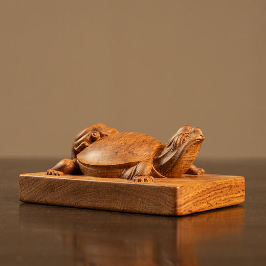 黄花梨龟钮镇纸 商品图1