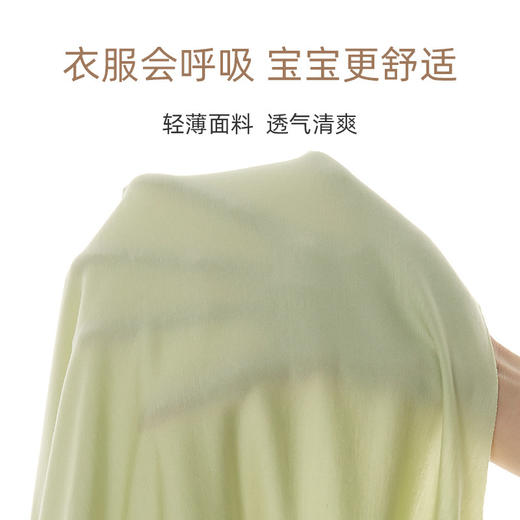 【婴儿莫代尔包屁衣】夏无袖背心三角哈衣莫代尔冰丝男女宝宝夏季爬服婴儿连体衣 商品图1