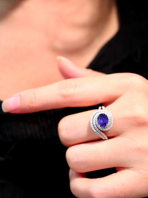 2.01ct 蓝宝石戒指 商品图7
