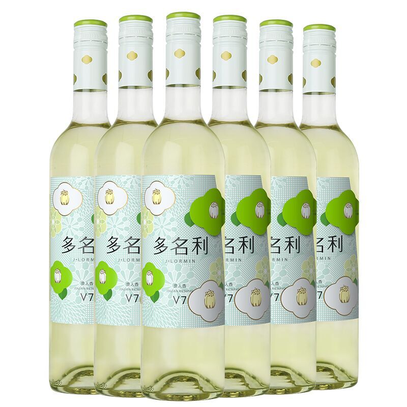 张裕多名利花香系列贵人香半干白葡萄酒750ml