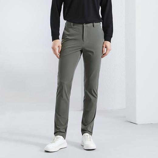 【速干凉感】柒牌男士休闲裤2024春夏新款商务通勤轻薄直筒长裤子	126H70240 商品图1