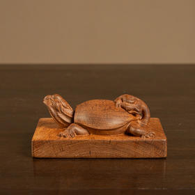 黄花梨龟钮镇纸