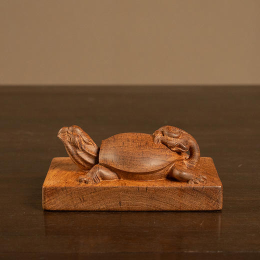 黄花梨龟钮镇纸 商品图0