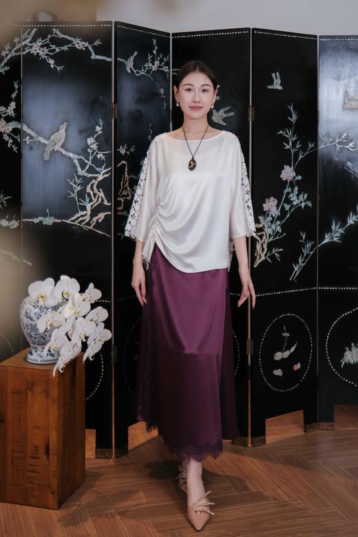 天ran实木雕刻铜镀14K金吊坠 侘寂风原创设计款 优雅百搭~清冷并具有自然美感！ 商品图11