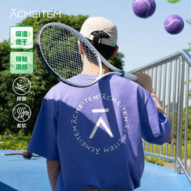 【出游季特惠】ACMEITEM爱棵米 夏速干短袖T恤男女户外露营休闲宽松印花上衣情侣GAF3440149E