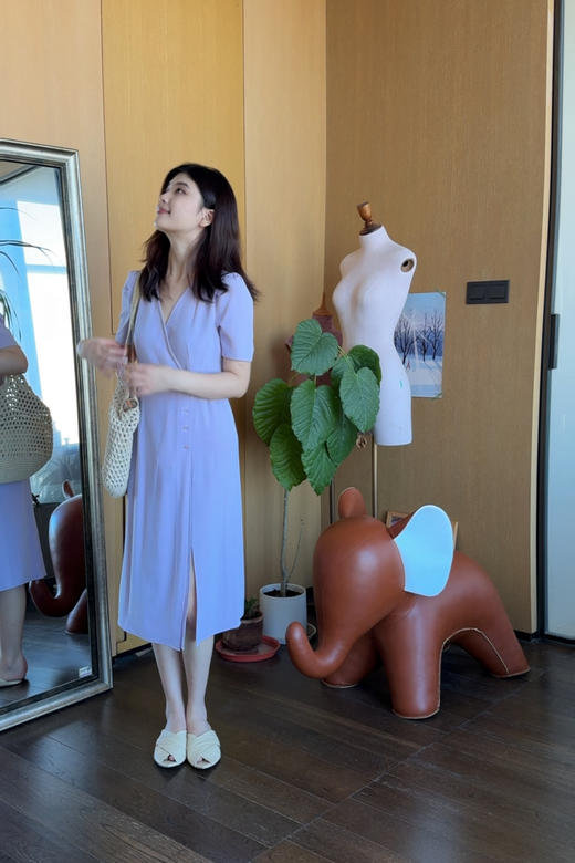 噢蜜ooomeooo早秋小黑裙一年穿四季经典款 商品图3