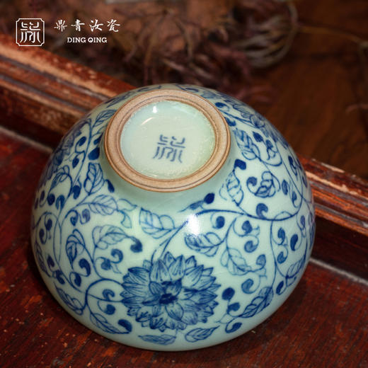 问鼎鼎青青花束罗杯（万寿福延）（缺货） 商品图3