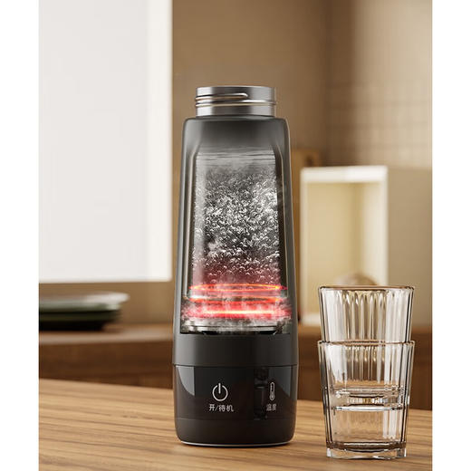 大宇（DAEWOO） 便携式迷你烧水杯家用旅行泡茶电热水杯 D6耀黑 0.3L 商品图4