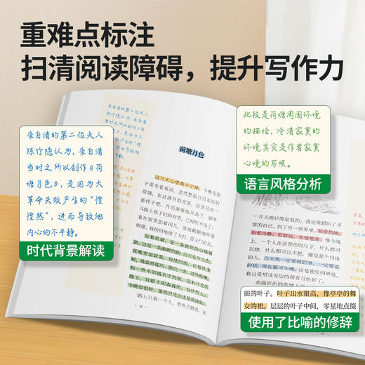 【暑期阅读】少年读名家共5册 少年读鲁迅萧红朱自清老舍 7-12岁小学课外阅读 商品图4