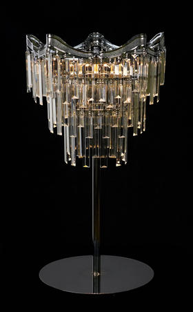 玻璃楼阁摆件（运费自理）