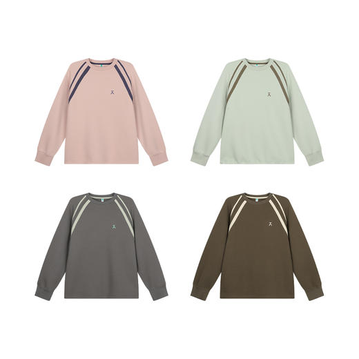 【十一破价福利】ACMEITEM爱棵米 秋季户外情侣空气层卫衣圆领套头宽松卫衣男女GAF3310807E 商品图4