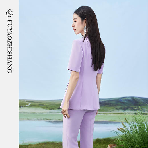 IWY/扶摇系列 夏季中式盘扣干练职业西装套装FYCP382 商品图4