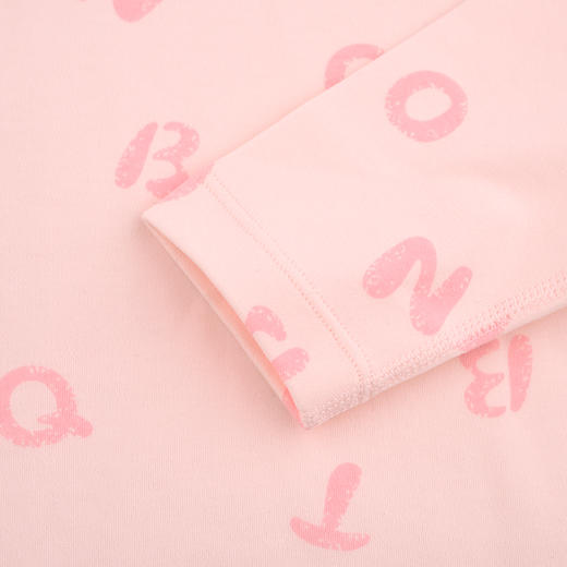 棉果果秋季新品内衣有机棉纱5A抗菌女童80-130码套头套装M321302224501 商品图3