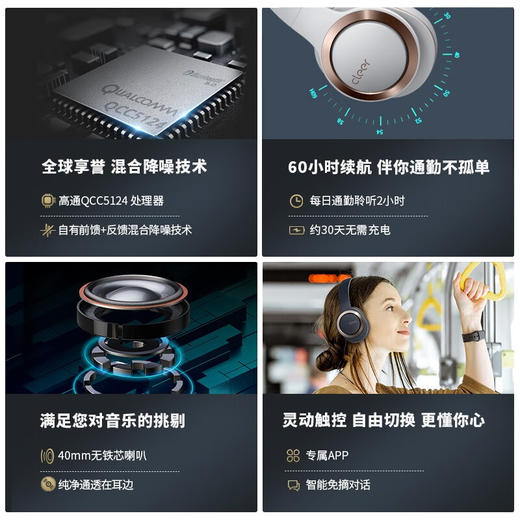 Cleer  ENDURO ANC   头戴式无线蓝牙耳机 商品图6