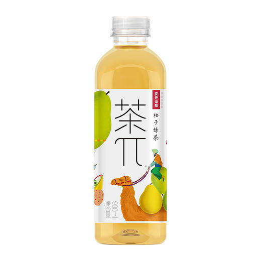 茶派农夫山泉茶π 柚子绿茶 饮料900ml 清凉冰镇 商品图0