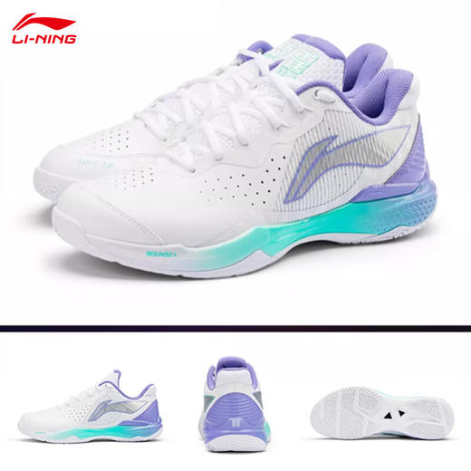 【双11大促进行中】李宁（LI-NING）羽毛球鞋雷霆NEW新品男女同款䨻科技减震回弹耐磨羽毛球运动鞋 AYZU015 商品图5