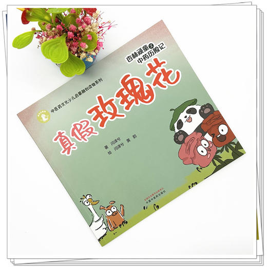 杏林顽童之中药历险记（2）真假玫瑰花 闫译兮 著 黄韵 绘 中国中医药出版社 中医药文化少儿启蒙融创读物系列 商品图1